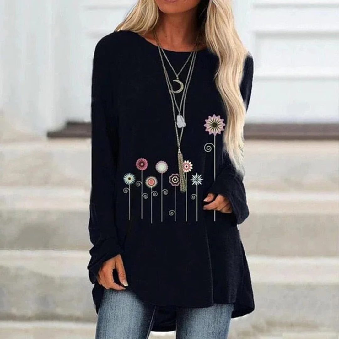 Tył eleganckiej damskiej bluzy w stylu casual, odzież codzienna