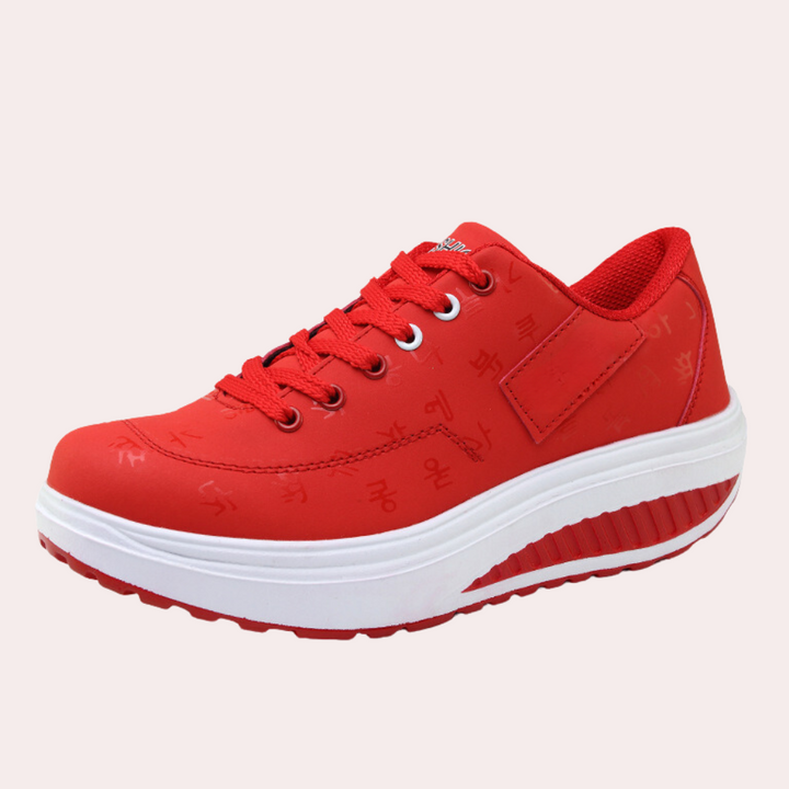 Szare sneakersy damskie na platformie łączące sportowy komfort z miejskim stylem