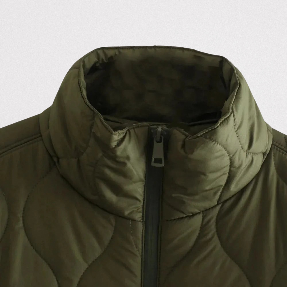 Stylowy płaszcz pikowany damski oversize idealny na co dzień