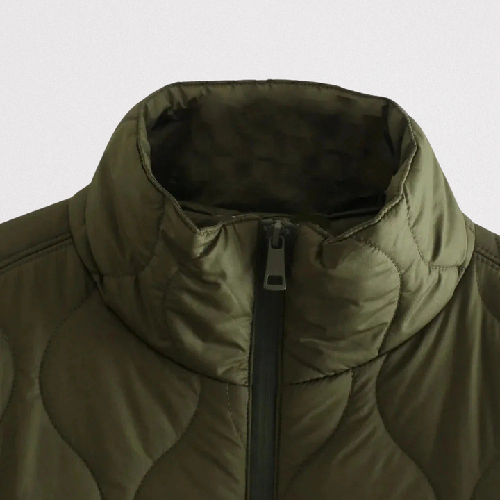 Stylowy płaszcz pikowany damski oversize idealny na co dzień