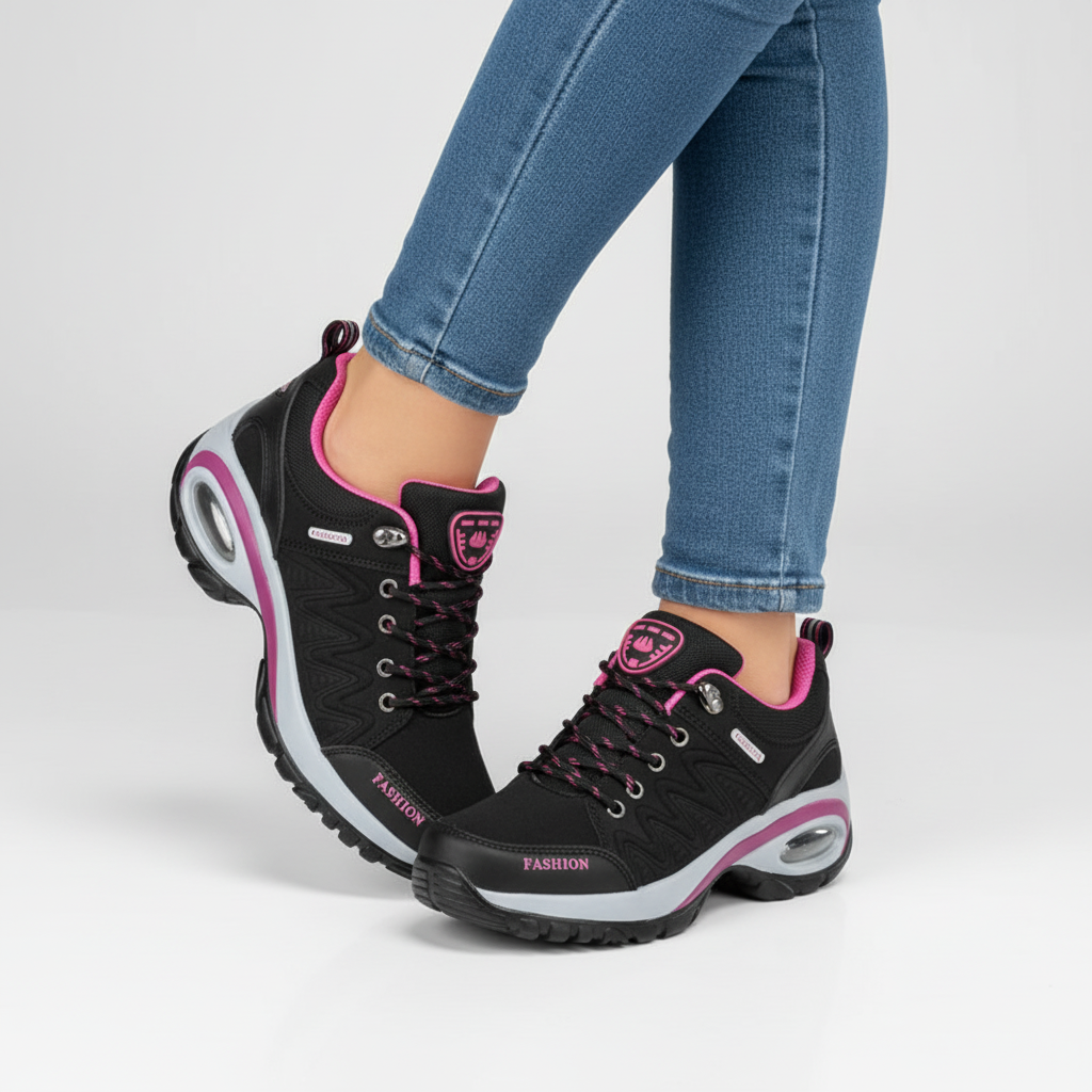 Damskie ortopedyczne buty trekkingowe Heather w ujęciu z góry