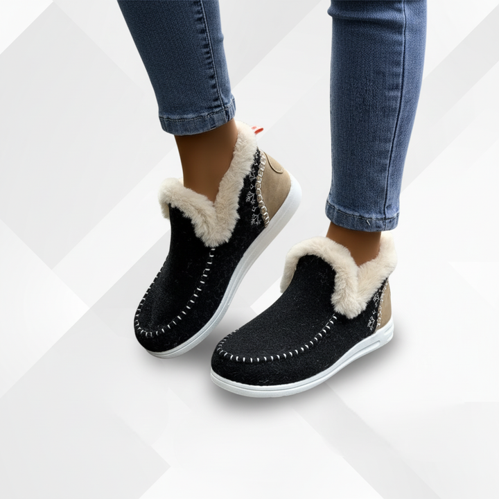 Wygodne buty damskie ComfyGlide z miękką wyściółką, widok z profilu