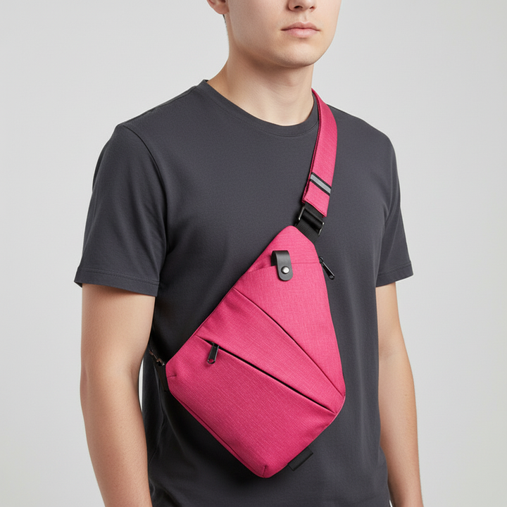 Regulowany pas ramienny ergonomicznej torby SafePack
