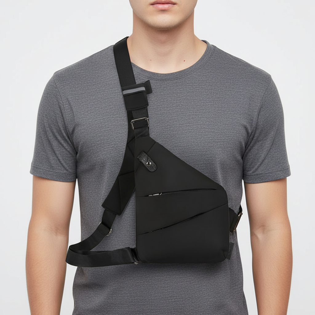 Kompaktowa torba męska SafePack idealna na rower i wycieczki