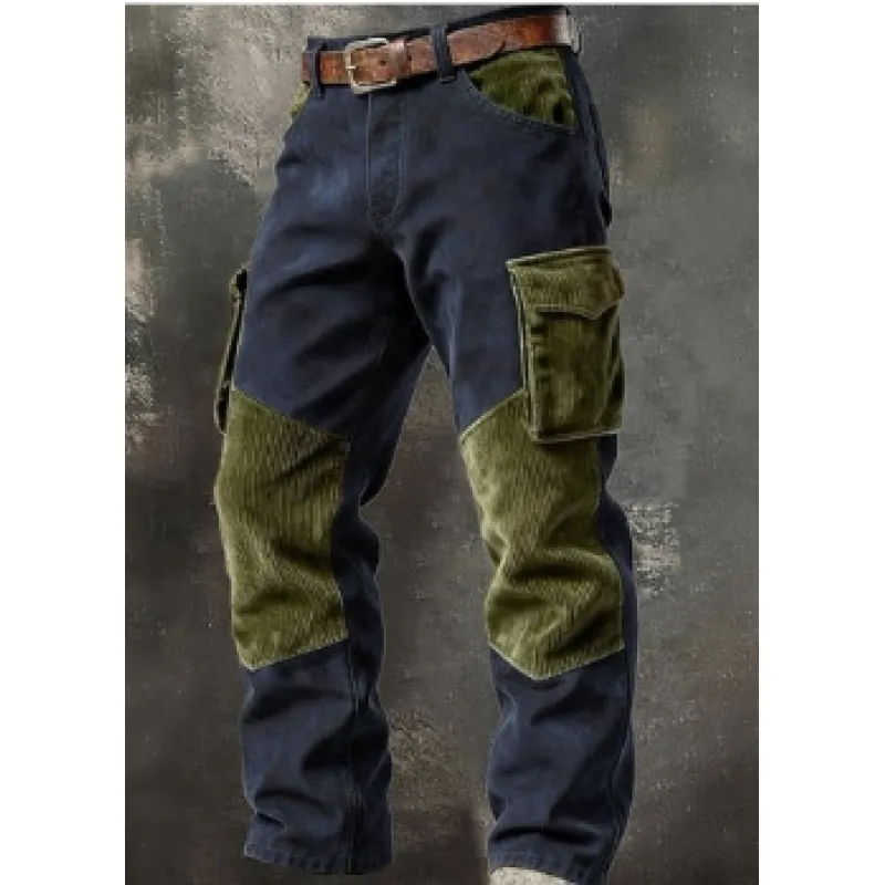 Męskie wytrzymałe spodnie cargo Gerald w stylizacji outdoor