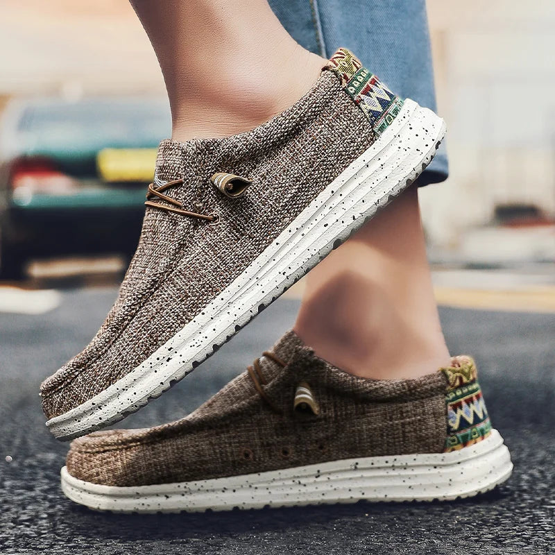 Eleganckie lekkie buty męskie sznurowane idealne na sezon wiosenno-letni