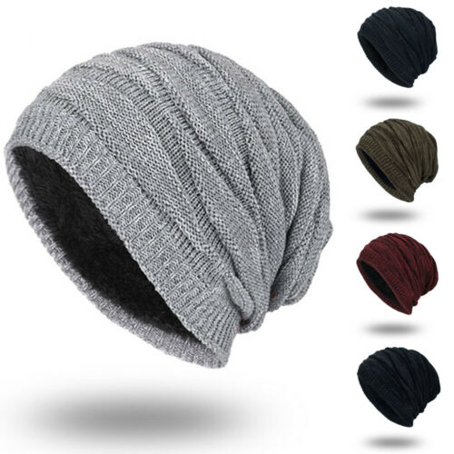 Szara zimowa czapka dzianinowa Vito z miękkim wnętrzem oraz miniatury innych wariantów kolorystycznych