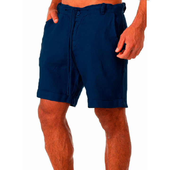 Modne letnie spodenki męskie w stylu casual z praktycznymi kieszeniami