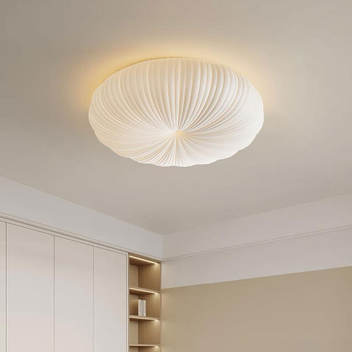 Elegancki Plafon LED w Stylu Nordyckim z Opcją Ściemniania