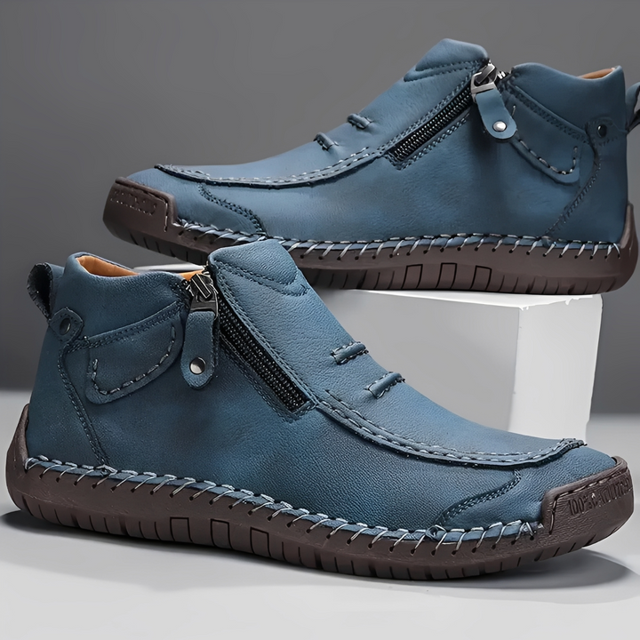 Brązowe wygodne buty męskie Fernand, styl casual do codziennych stylizacji