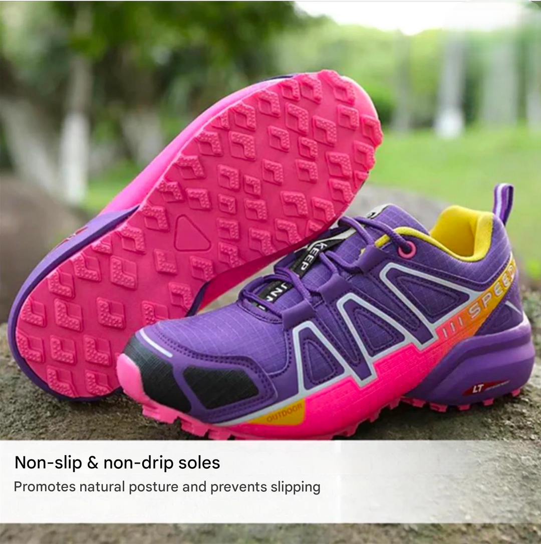 Uniwersalne buty trekkingowe unisex Elias, ujęcie dynamiczne