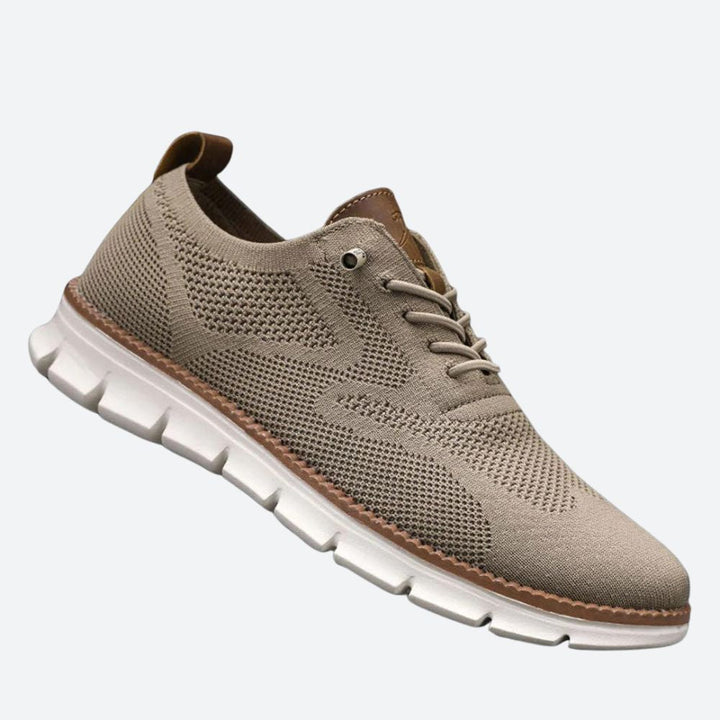 Brązowe męskie buty sportowe w stylu casual