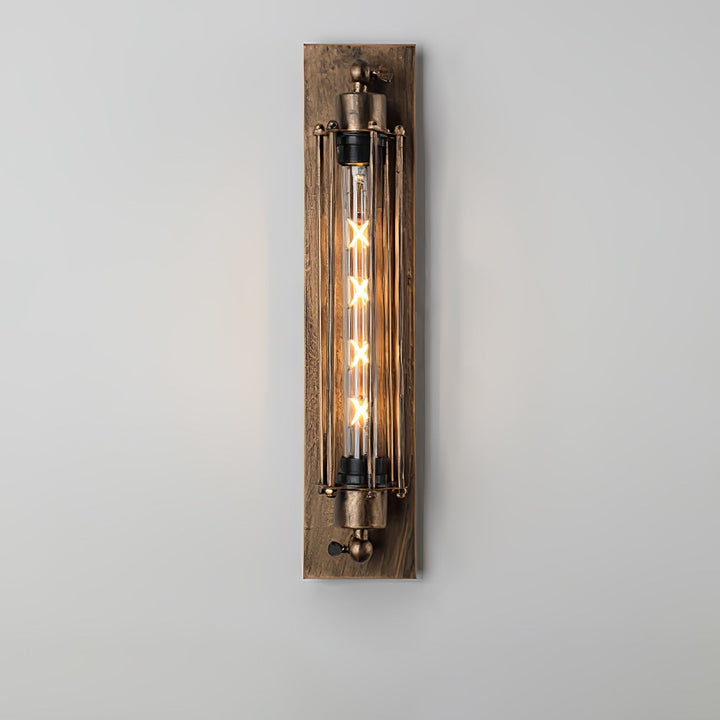 Funkcjonalna lampa industrialna LED idealna nad łóżko w sypialni