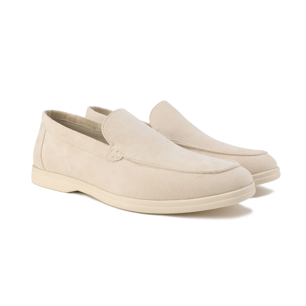Męskie buty wsuwane smart casual zestawione z podeszwą