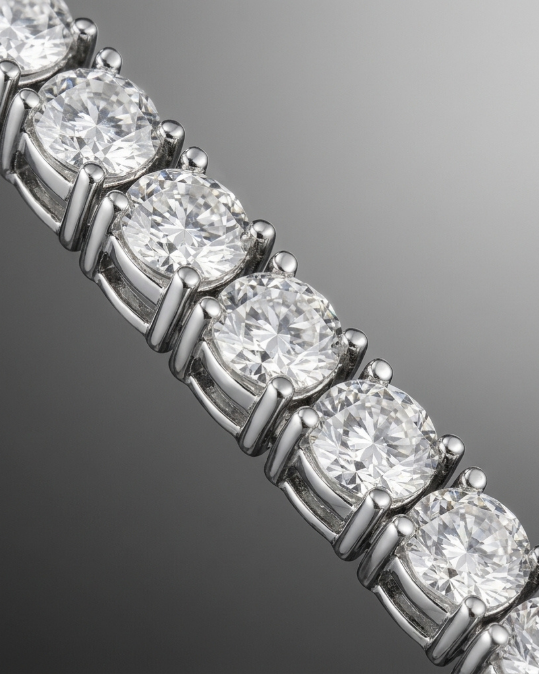 Męski naszyjnik tennis chain w eleganckim pudełku