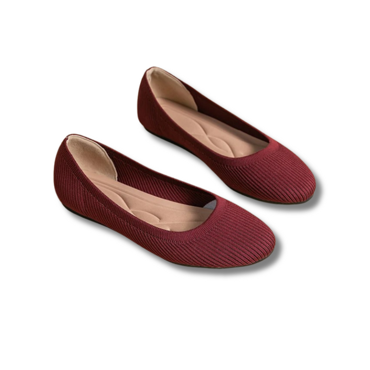 Eleganckie baleriny damskie na płaskiej podeszwie, miękkie buty codzienne
