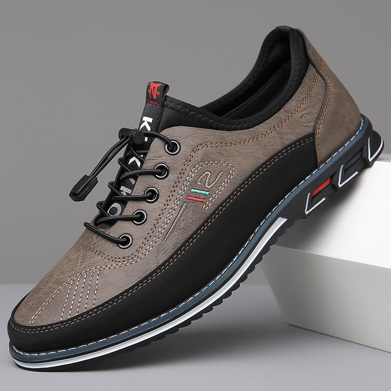 Wygodne męskie buty casualowe z miękką wkładką i sznurówkami