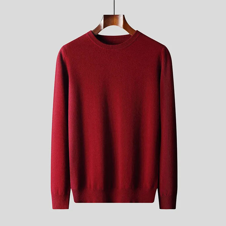 Męski elegancki sweter waflowy z bliska, faktura materiału, odzież męska
