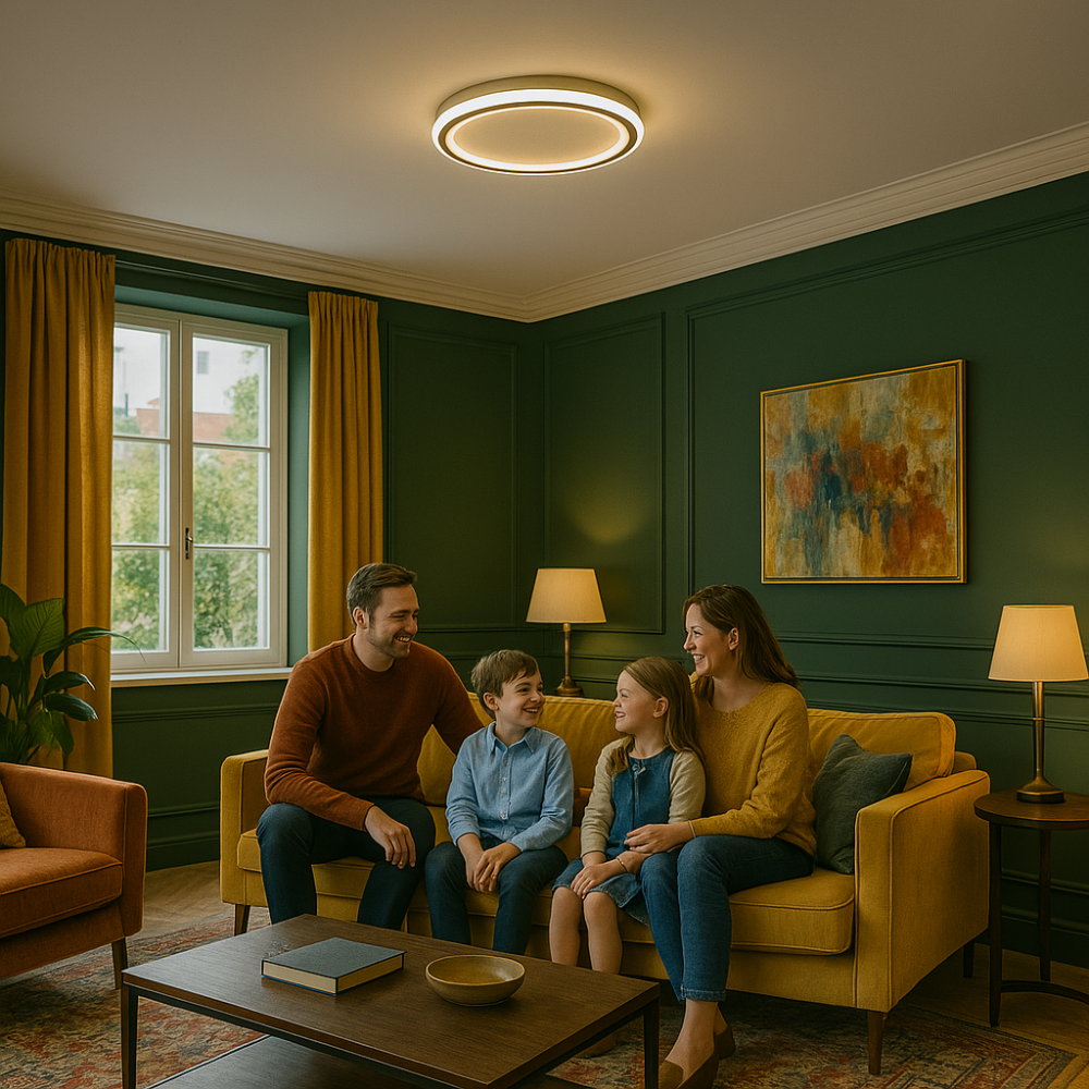 Stylowe oświetlenie sufitowe LED o minimalistycznym designie