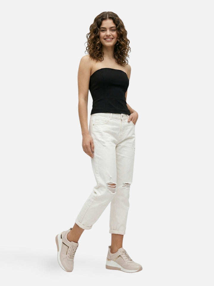 Minimalistyczne obuwie damskie wsuwane typu slip on