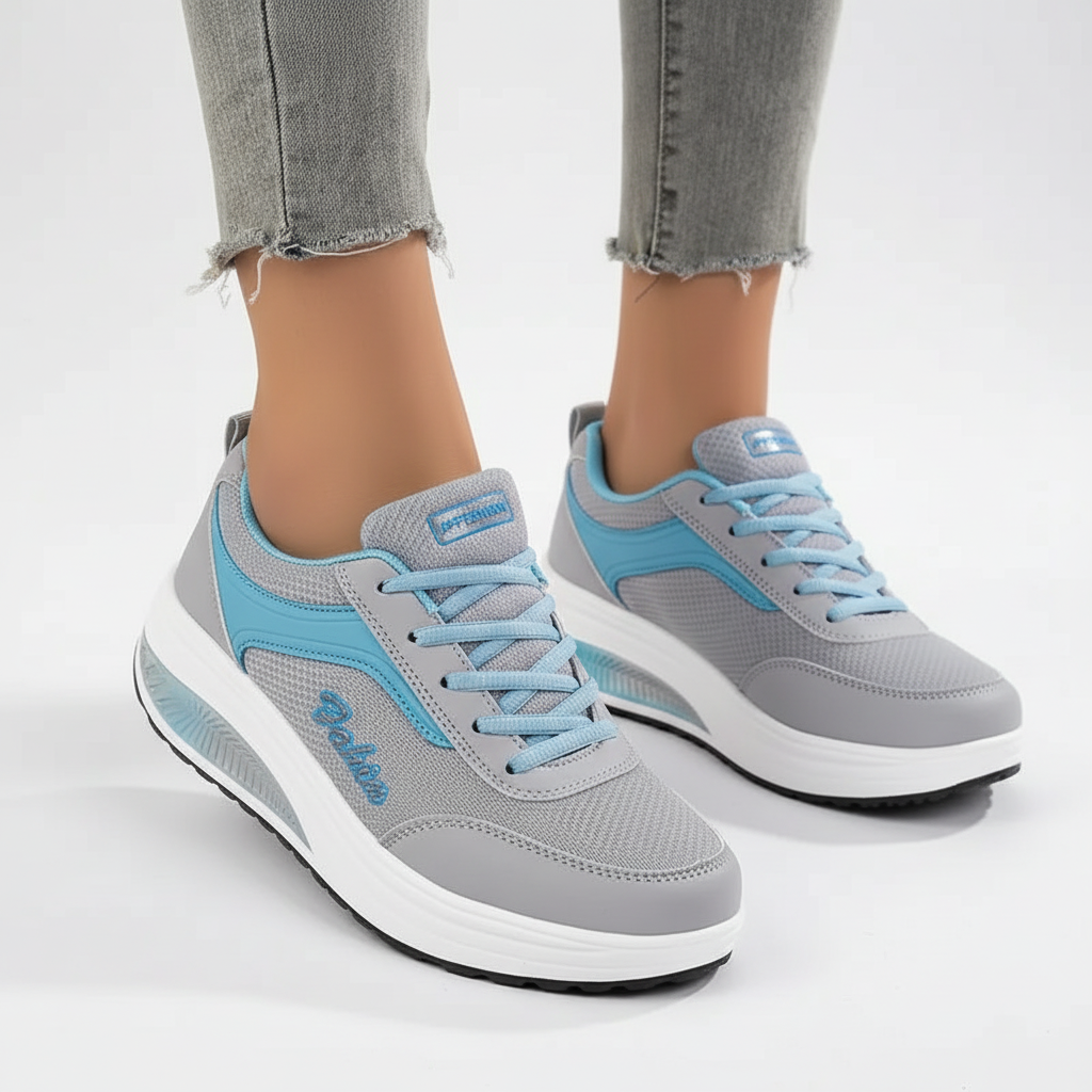 Damskie obuwie codzienne Amelie, prezentacja pary sneakersów