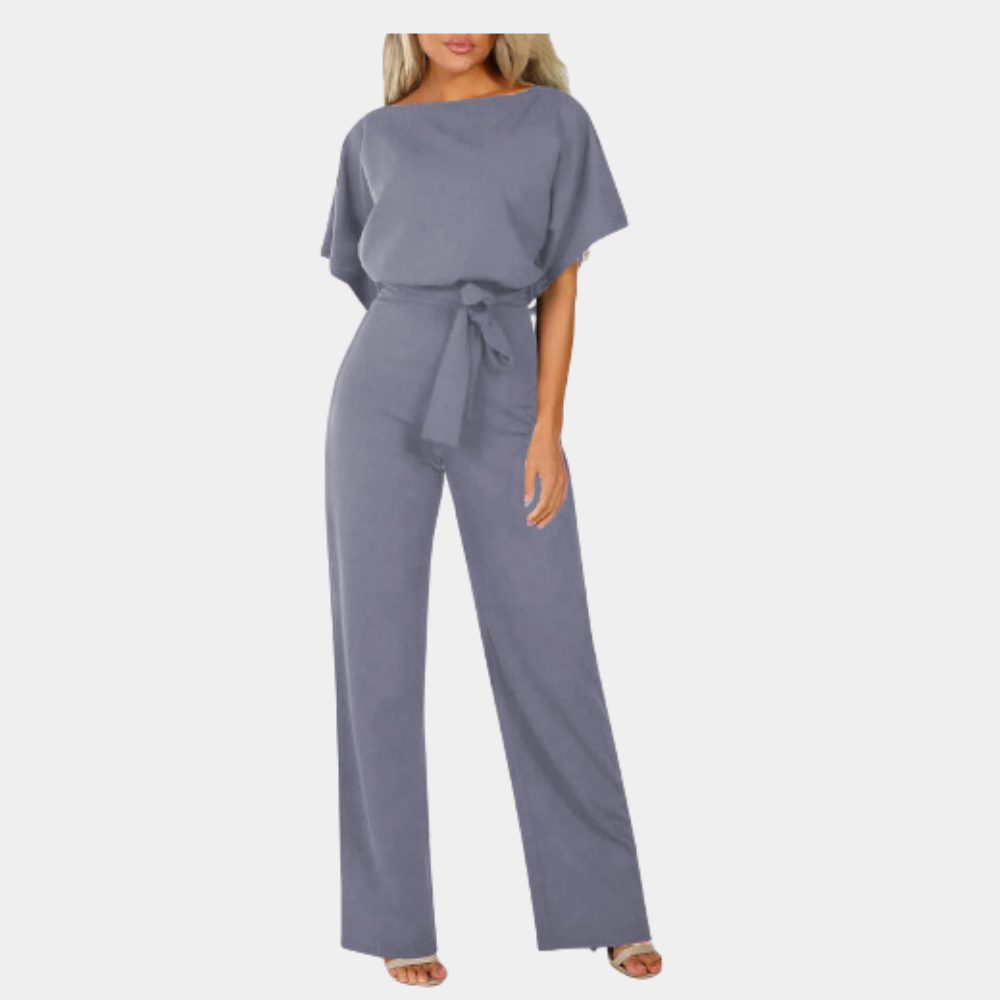 Modny kombinezon damski casual – widok z tyłu