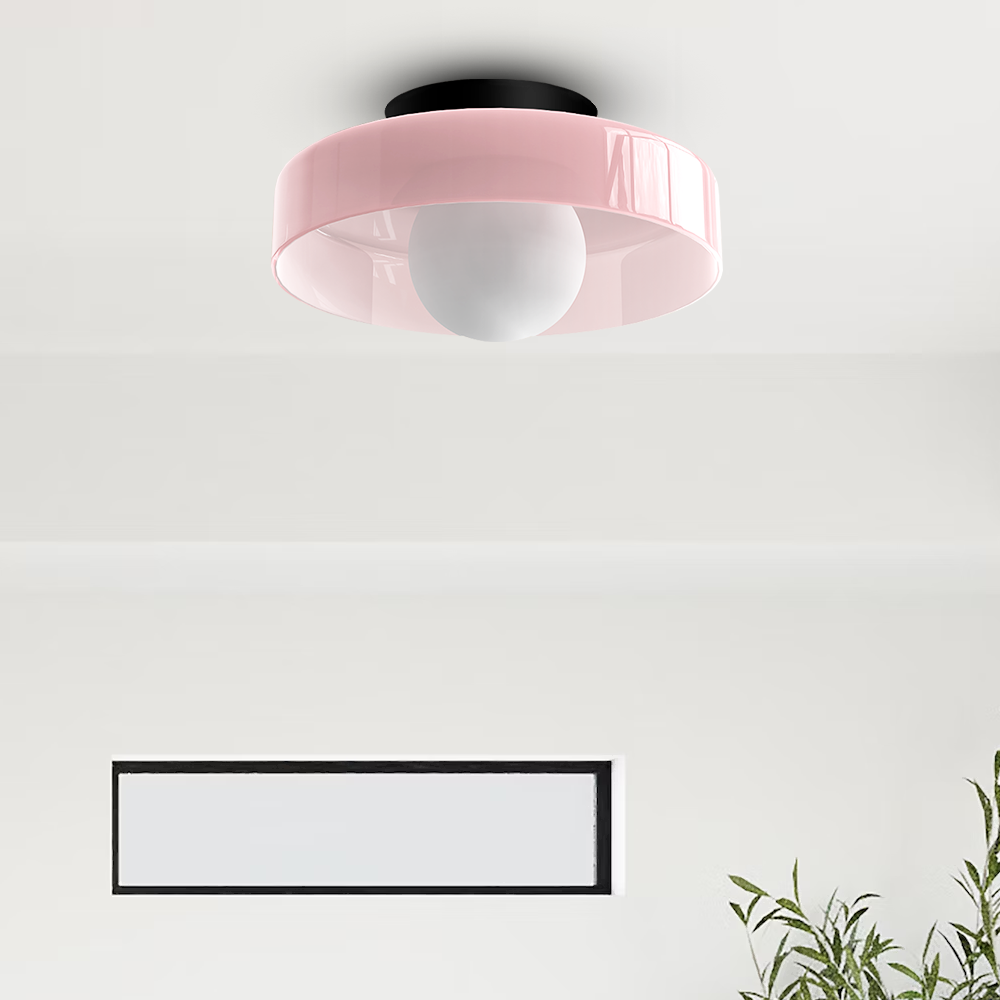 Nowoczesna lampa sufitowa zintegrowana z technologią LED