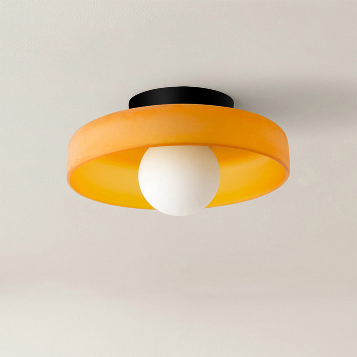 Nowoczesna lampa LED sufitowa z możliwością regulacji barwy światła