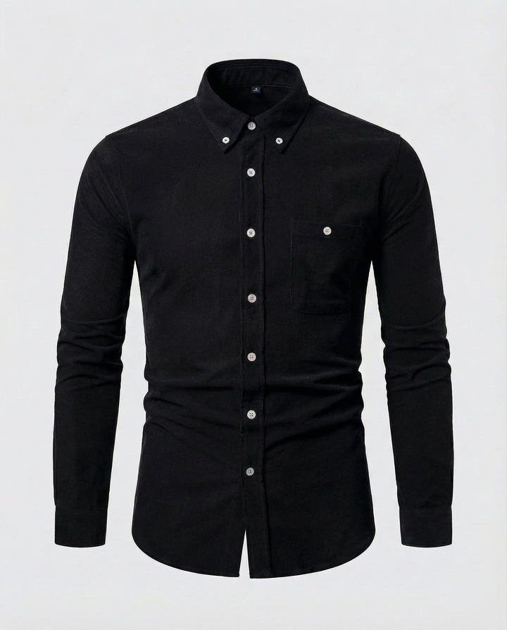 Męska koszula slim fit z długim rękawem w casualowym stylu