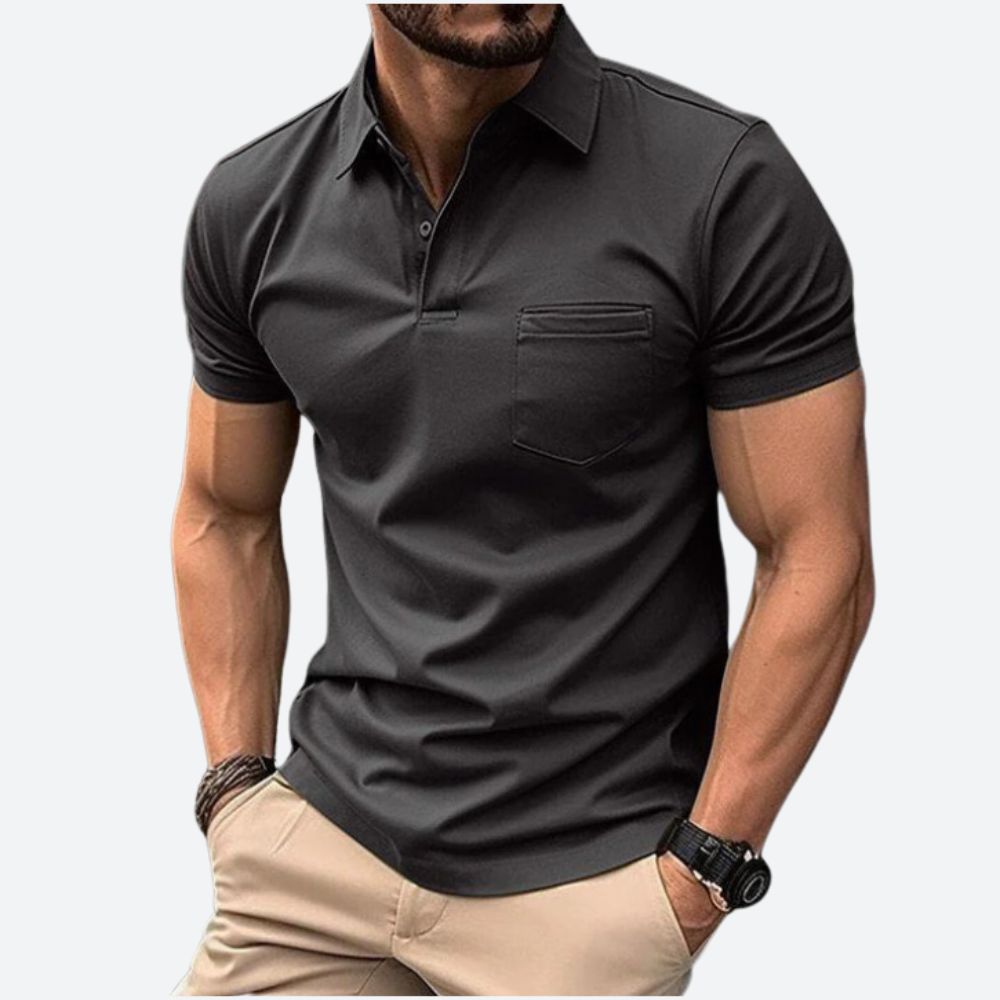 Stylowa koszulka męska typu polo do codziennych modnych stylizacji