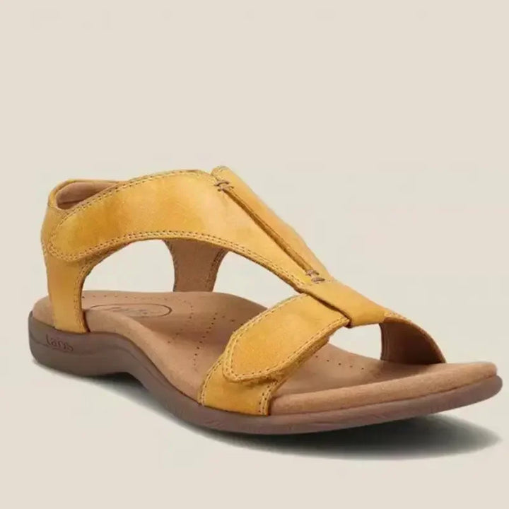 Letnie buty damskie ortopedyczne, miękka podeszwa i paski na rzepy