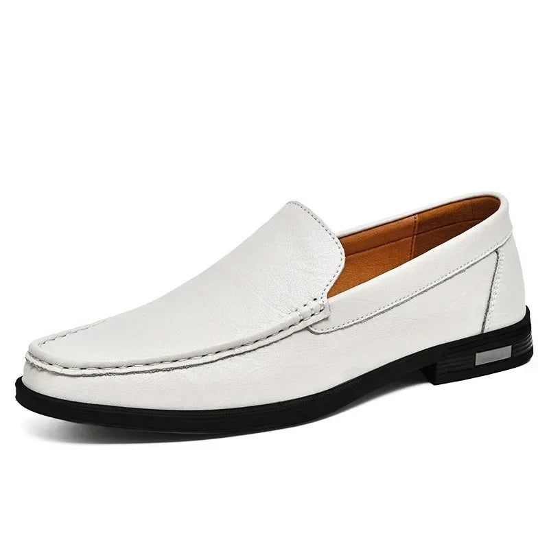 Eleganckie buty męskie mokasyny casualowe obuwie letnie