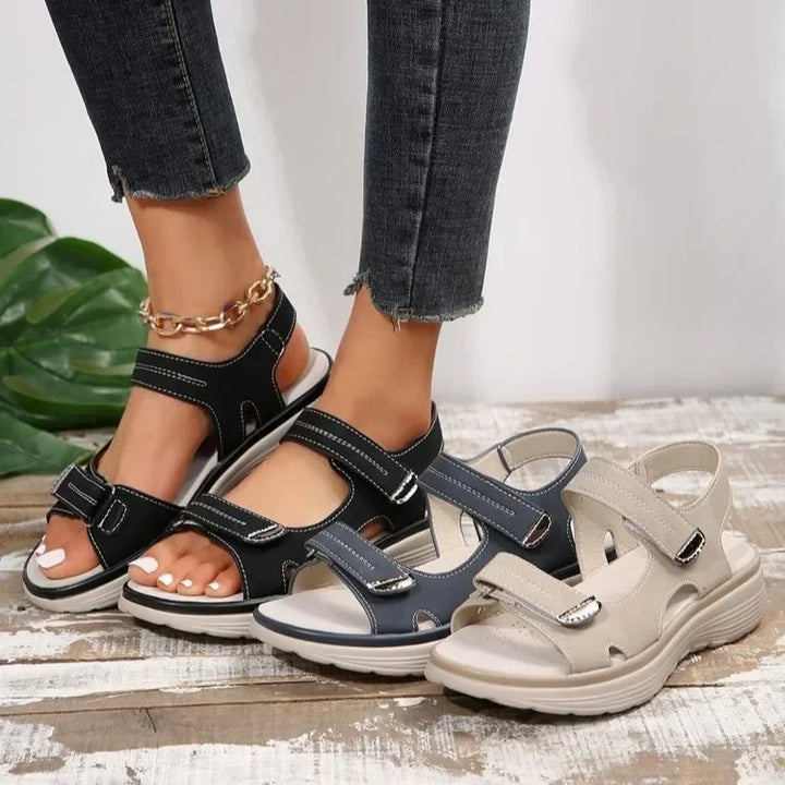 Kolekcja damskich sandałów ortopedycznych w różnych kolorach