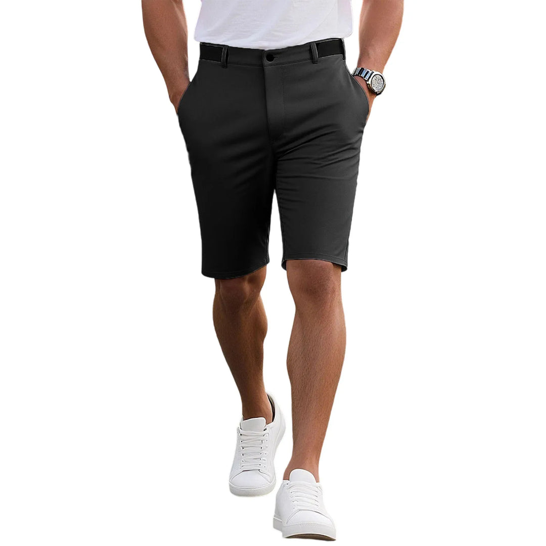 Modne szorty męskie slim fit, doskonałe na ciepłe dni
