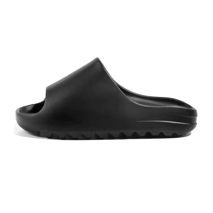 Stylowe buty letnie damskie piankowe klapki w neutralnym kolorze