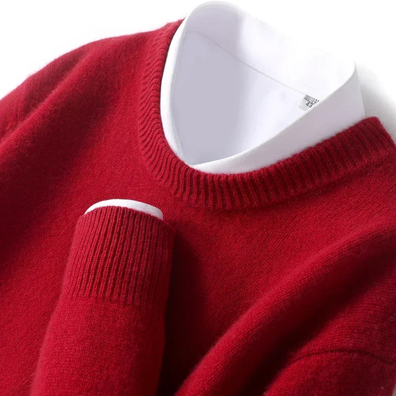 Elegancki sweter męski idealny na chłodniejsze dni jesienne