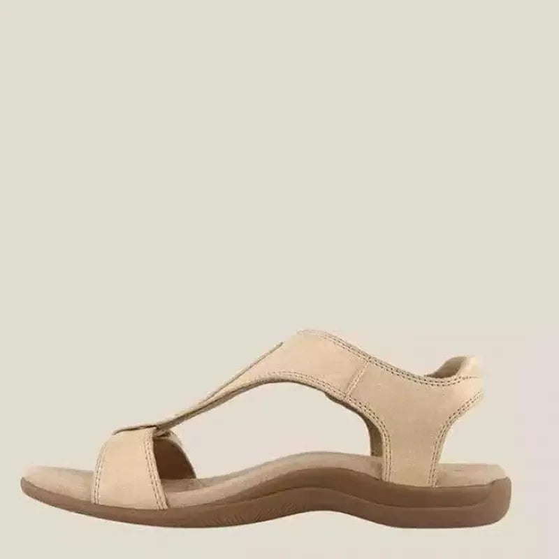 Wygodne buty damskie ortopedyczne na lato, pełny widok pary