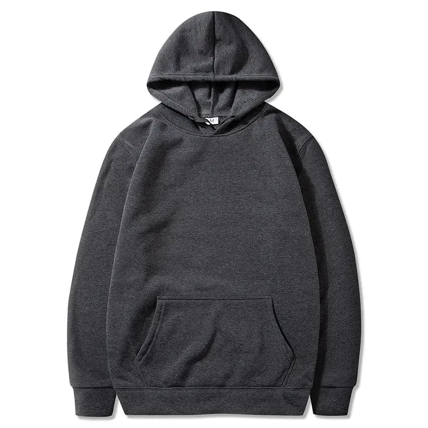 Minimalistyczna bluza z kapturem bez nadruków