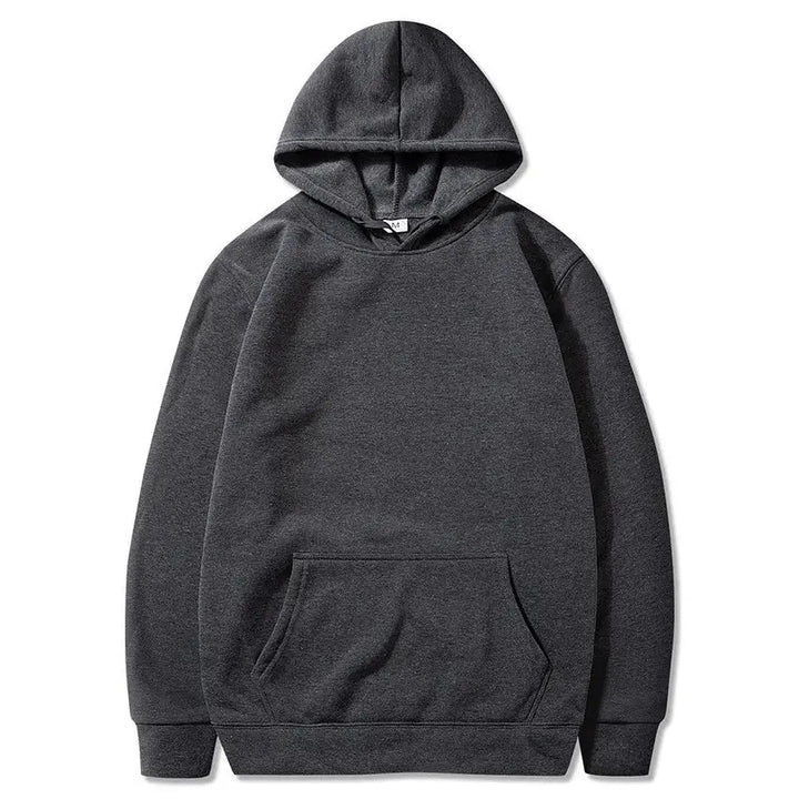 Minimalistyczna bluza z kapturem bez nadruków