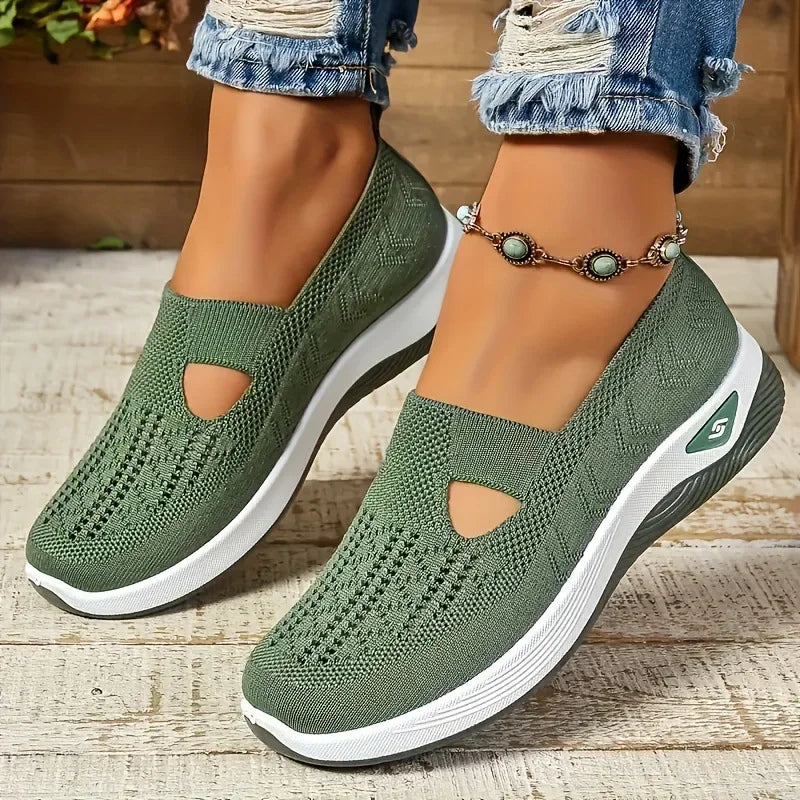 Damskie adidasy sportowe z oddychającej siateczki kolorowe