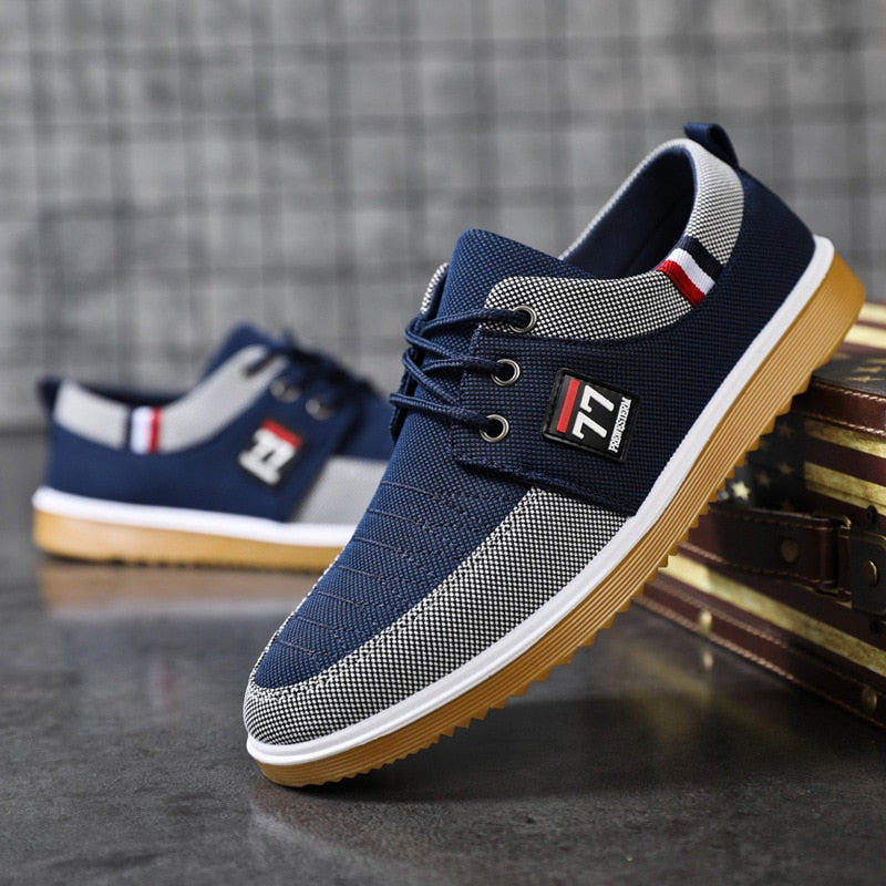 Beżowe obuwie codzienne męskie zapewniające komfort i wsparcie stopy