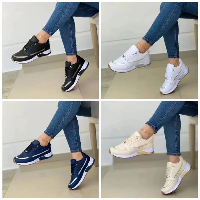 Wygodne buty codzienne Carlena - zbliżenie na podeszwę i oddychający materiał cholewki