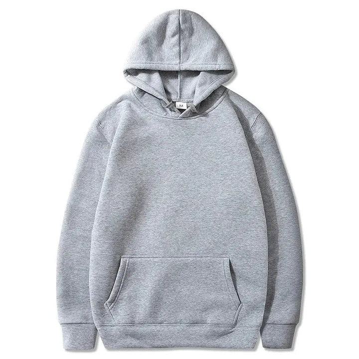 Bluza oversize z kapturem pokazana od tyłu