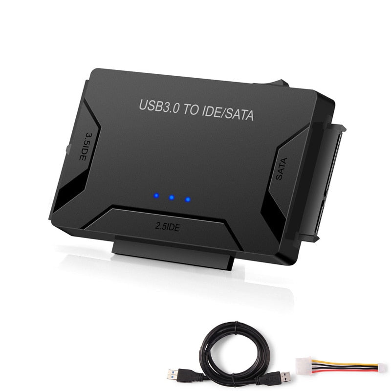 Adapter USB do dysków IDE i SATA z kablem połączeniowym