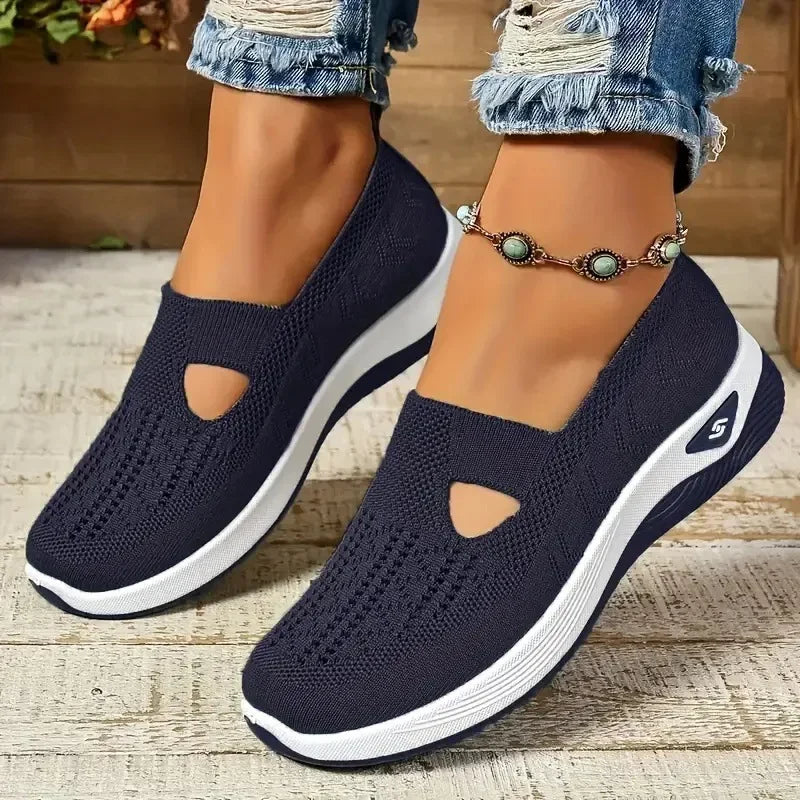Lekkie adidasy damskie z siateczką ortopedyczne do biegania