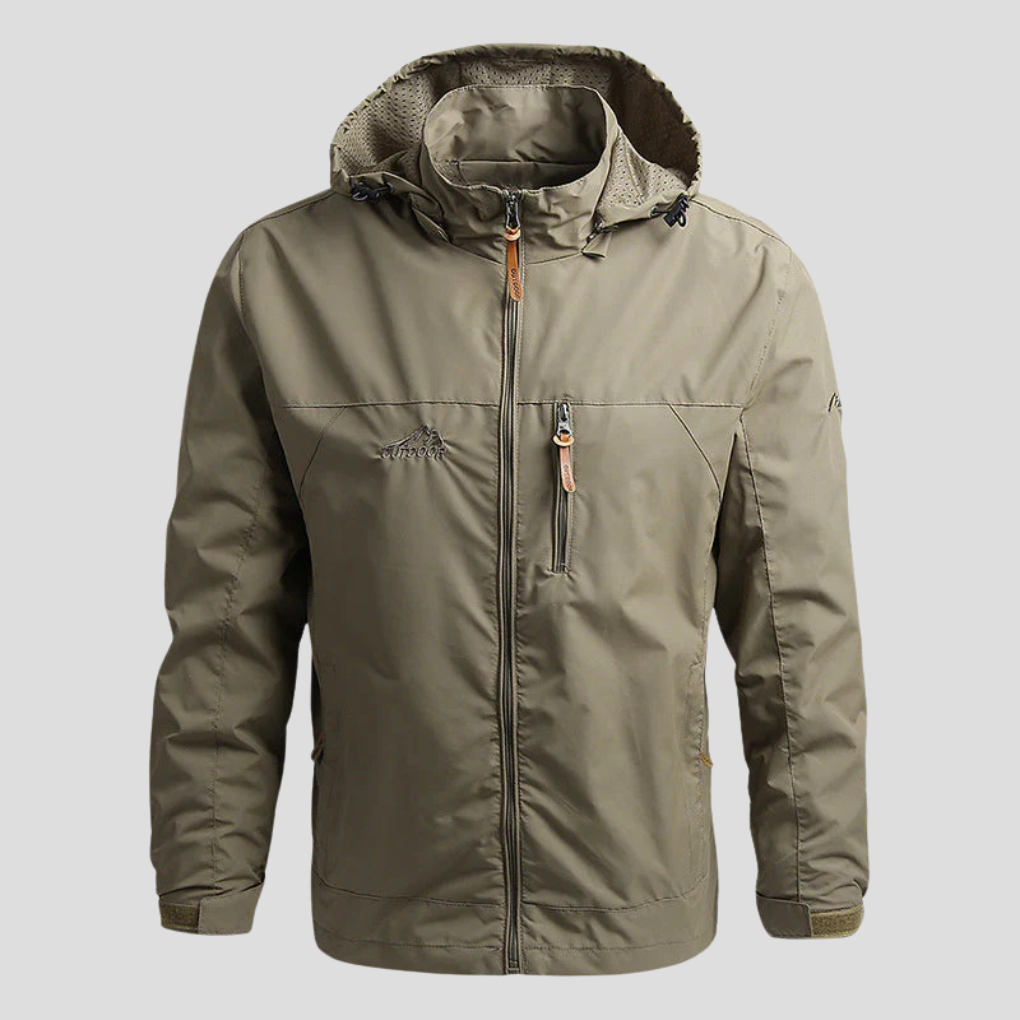 Męska kurtka softshell w kolorze khaki