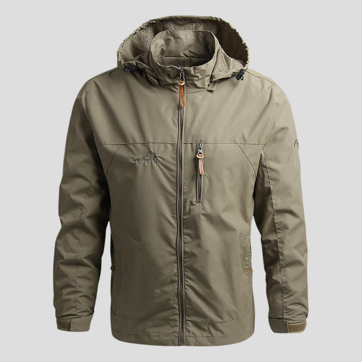 Męska kurtka softshell w kolorze khaki