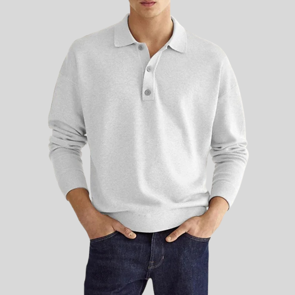 Elegancka koszulka polo męska, modny styl na co dzień
