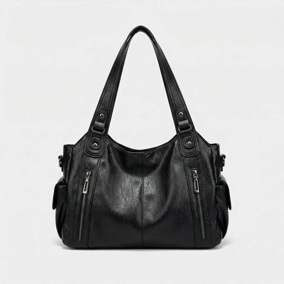 Czarna damska torba crossbody Nikita z regulowanym paskiem