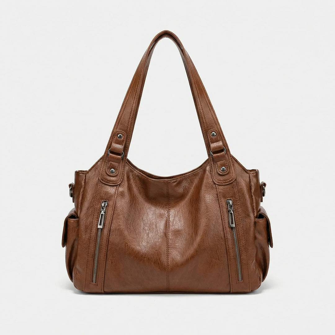 Uniwersalna damska torba crossbody pokazana od spodu i boku